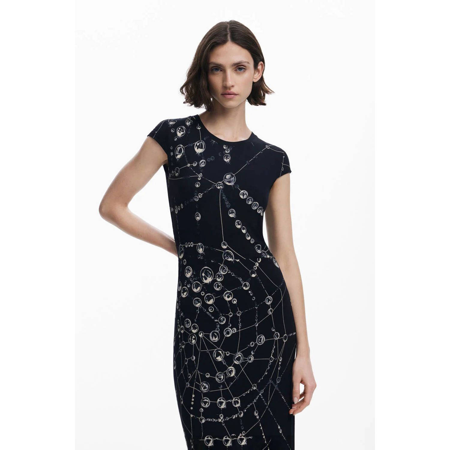 Desigual maxi jurk zwart