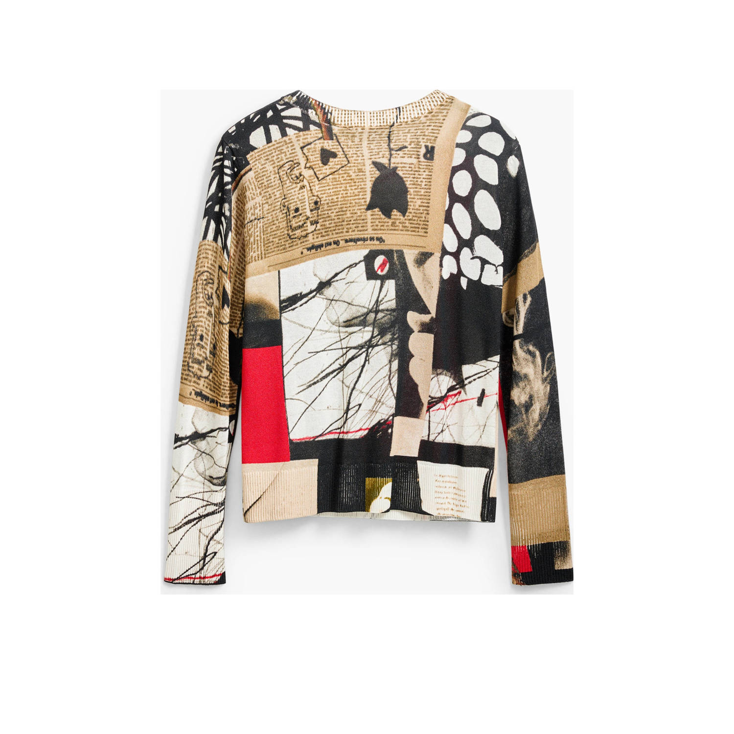 Desigual gebreide trui multi