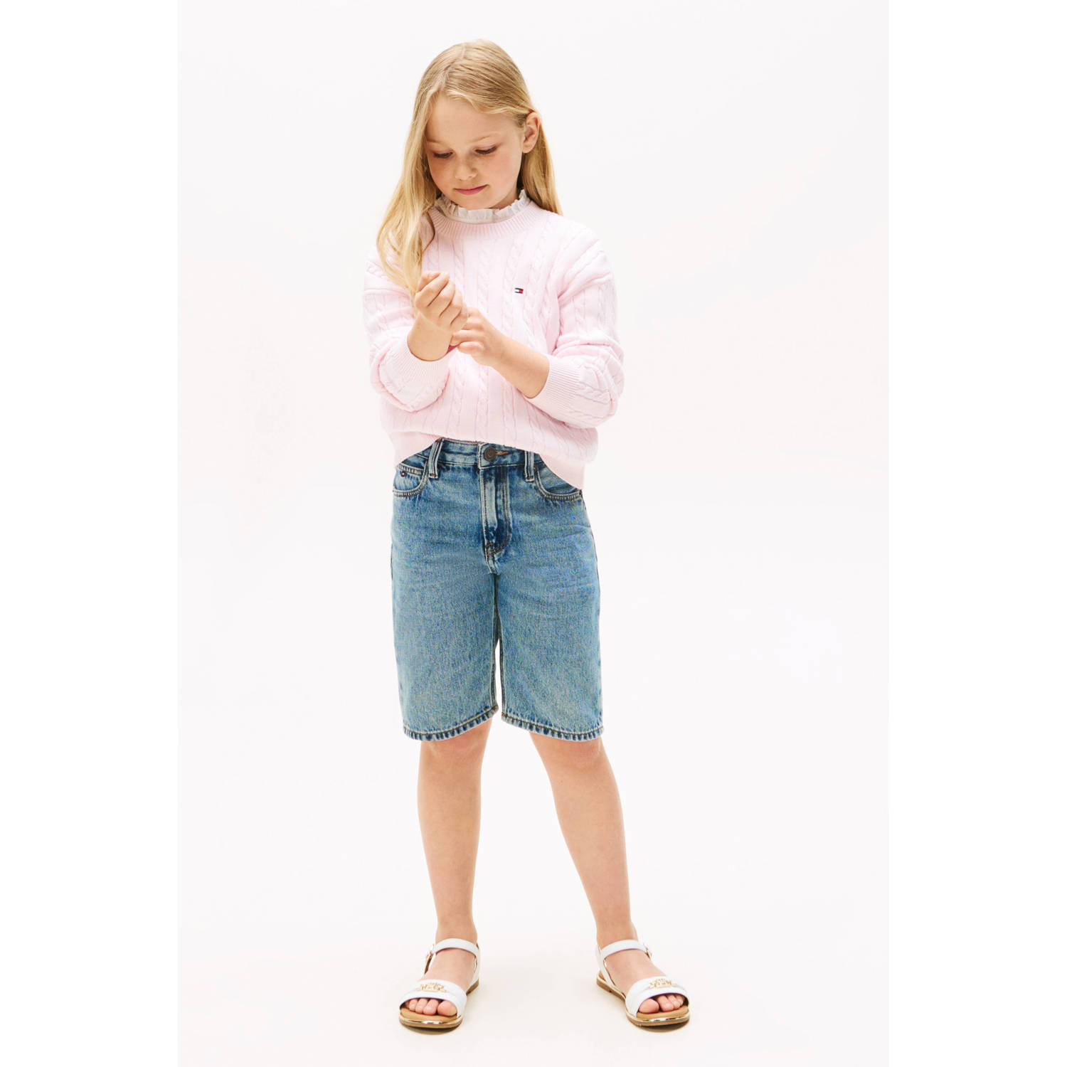 Tommy Hilfiger gebreide trui met kabels