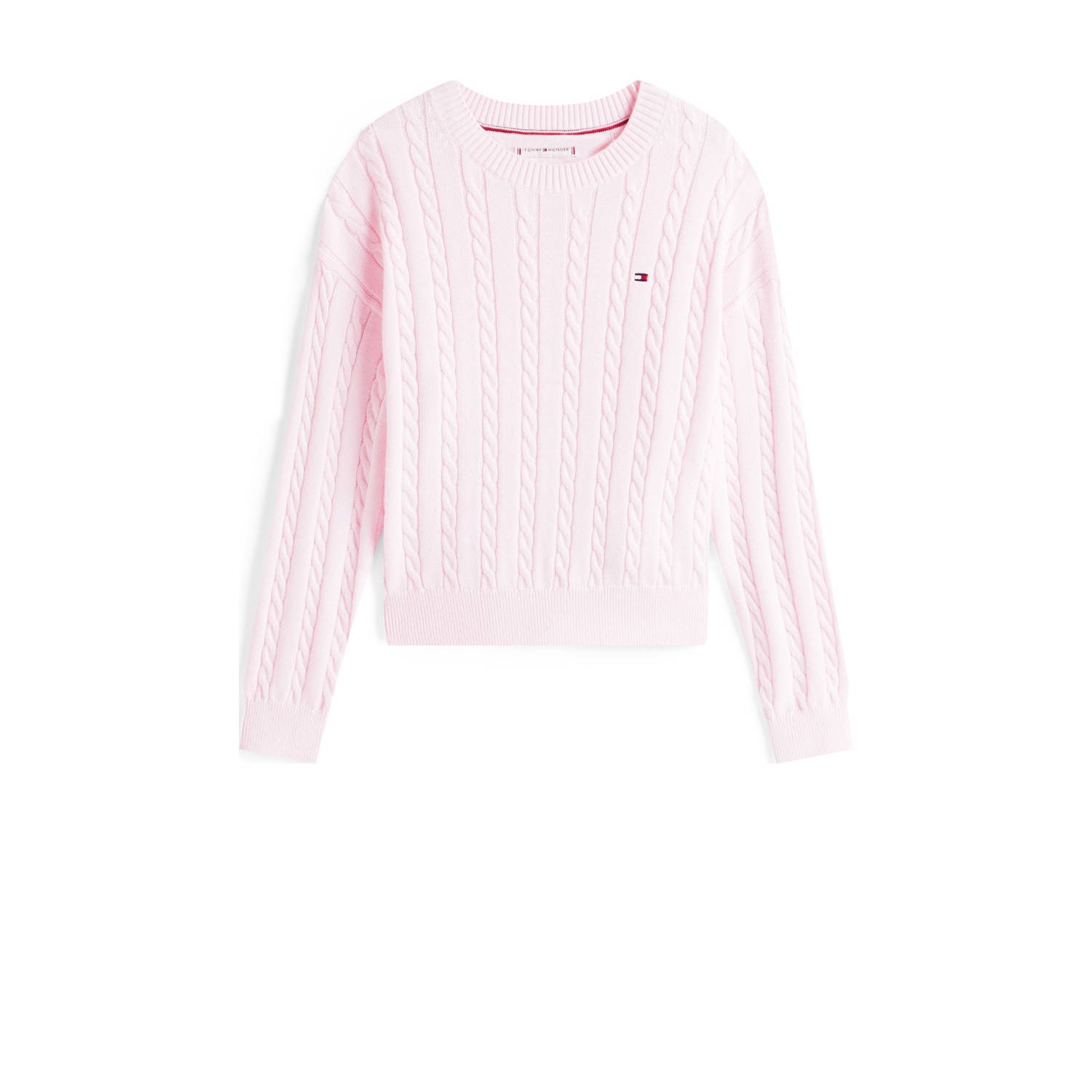 Tommy Hilfiger Teens Relaxed fit gebreide pulllover van puur katoen