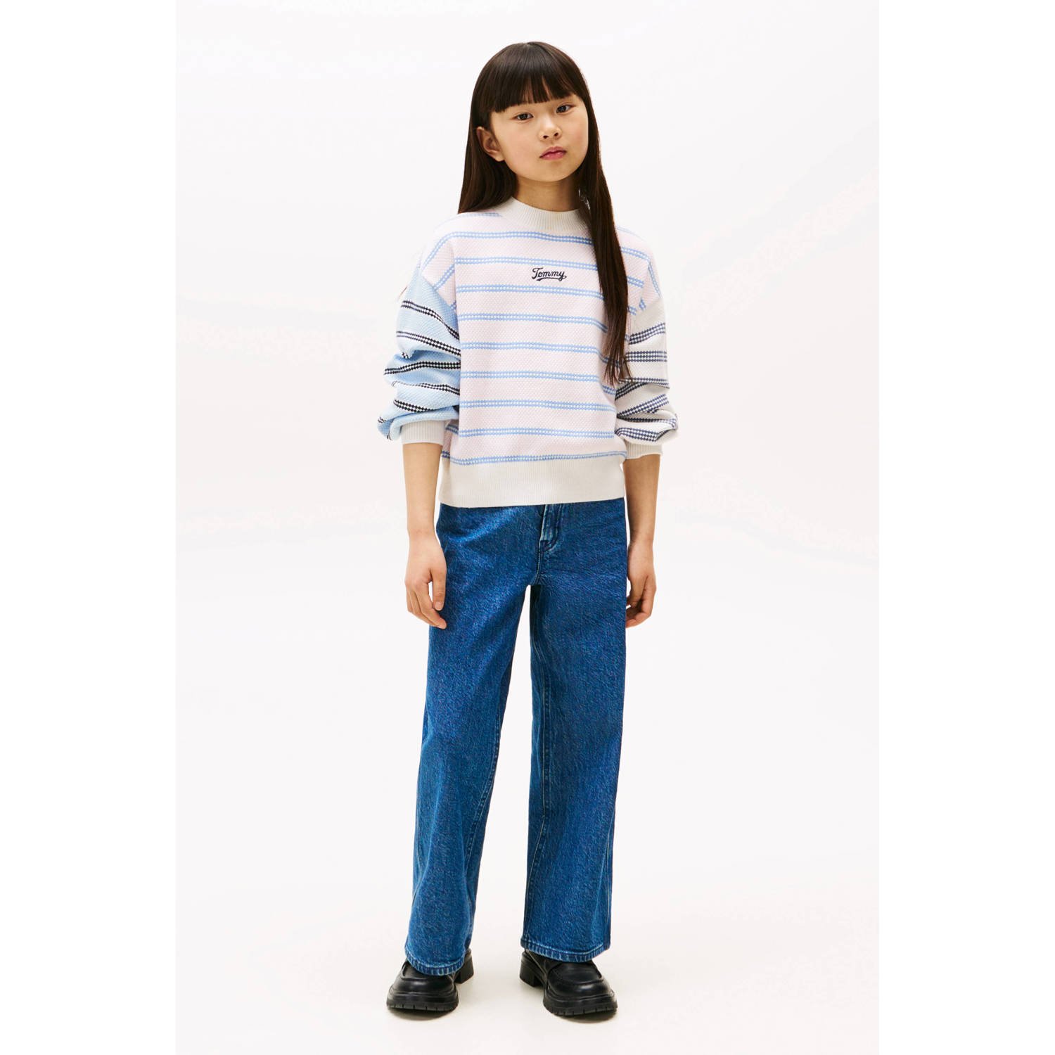 Tommy Hilfiger gebreide trui blauw