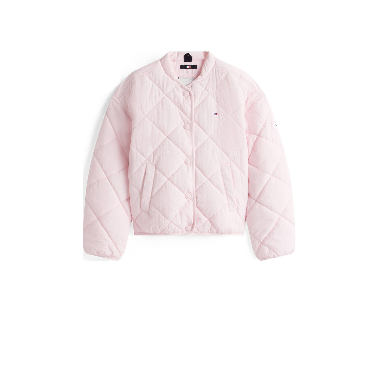Tommy Hilfiger gewatteerde jas roze