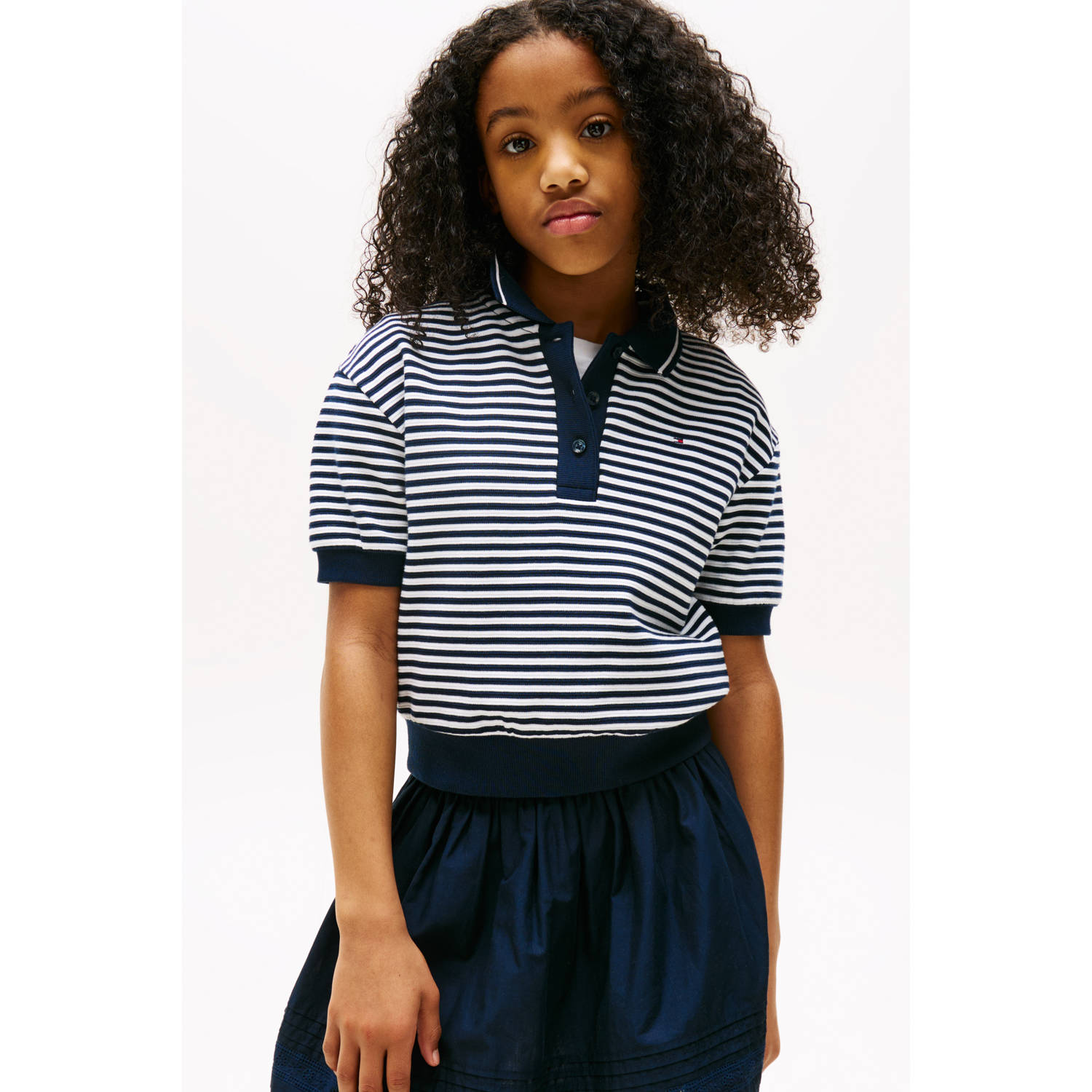 Tommy Hilfiger polo donkerblauw