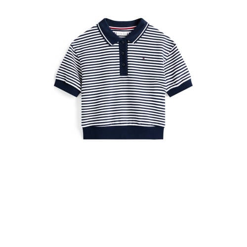 Tommy Hilfiger polo donkerblauw afbeelding