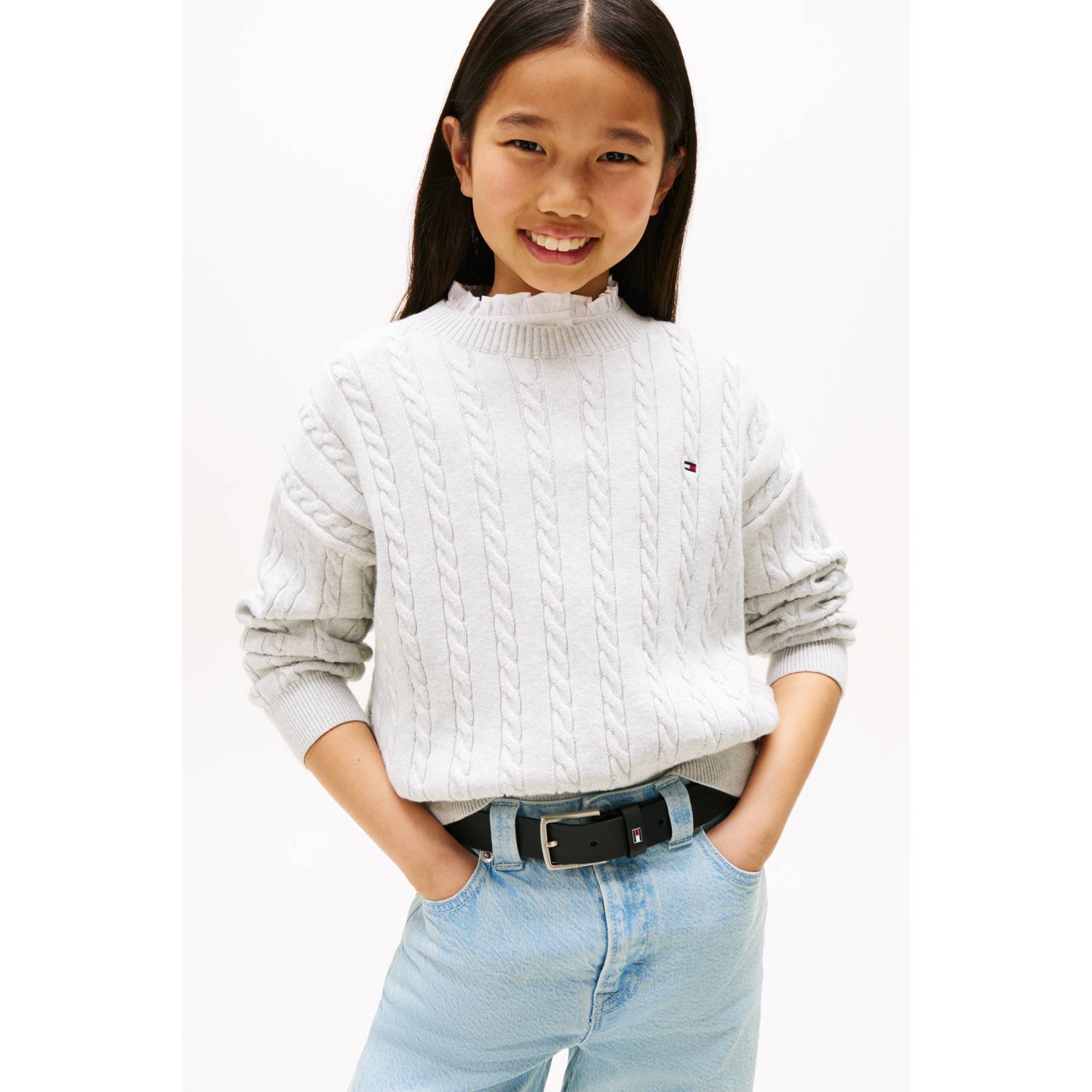 Tommy Hilfiger gebreide trui met kabels