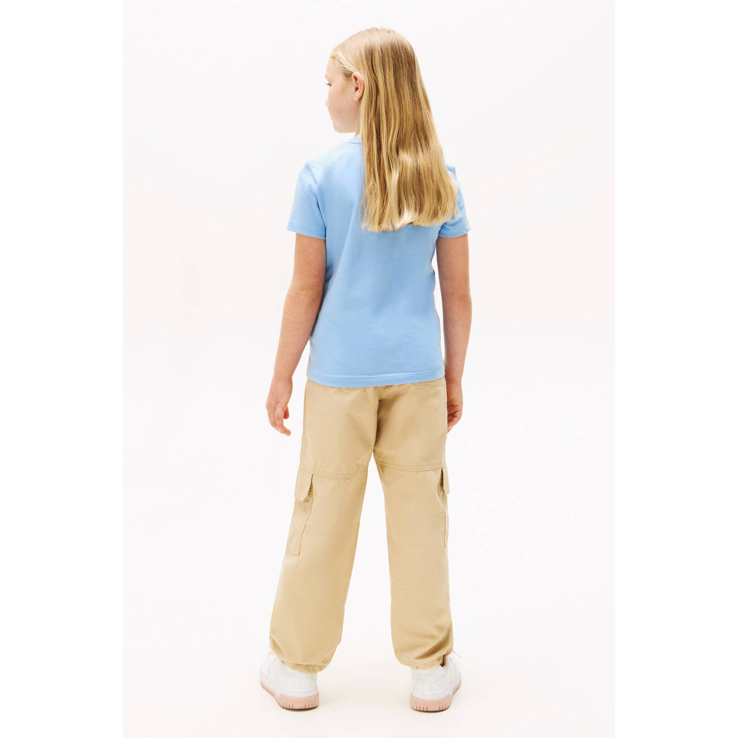 Tommy Hilfiger T-shirt lichtblauw met pailletten
