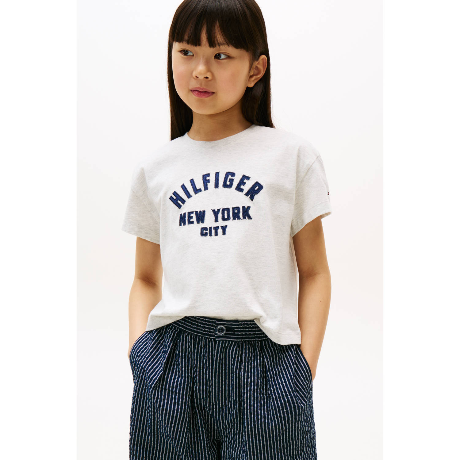 Tommy Hilfiger T-shirt grijs melange