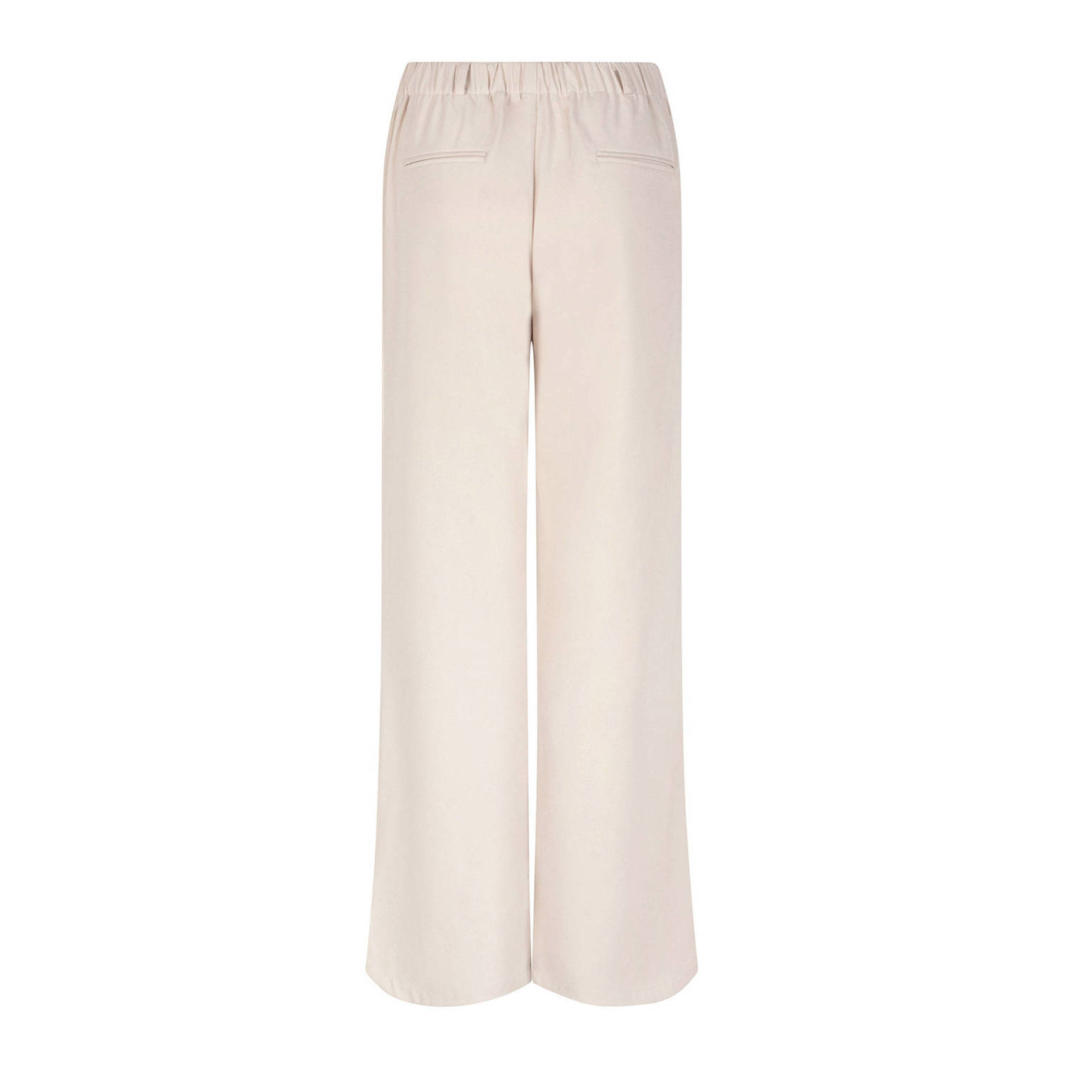 Ydence wide leg regular waist pantalon ecru