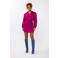 Ydence korte jurk fuchsia