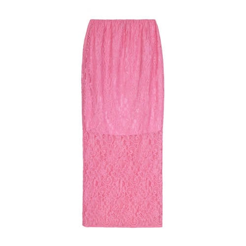 Ydence midi rok roze afbeelding