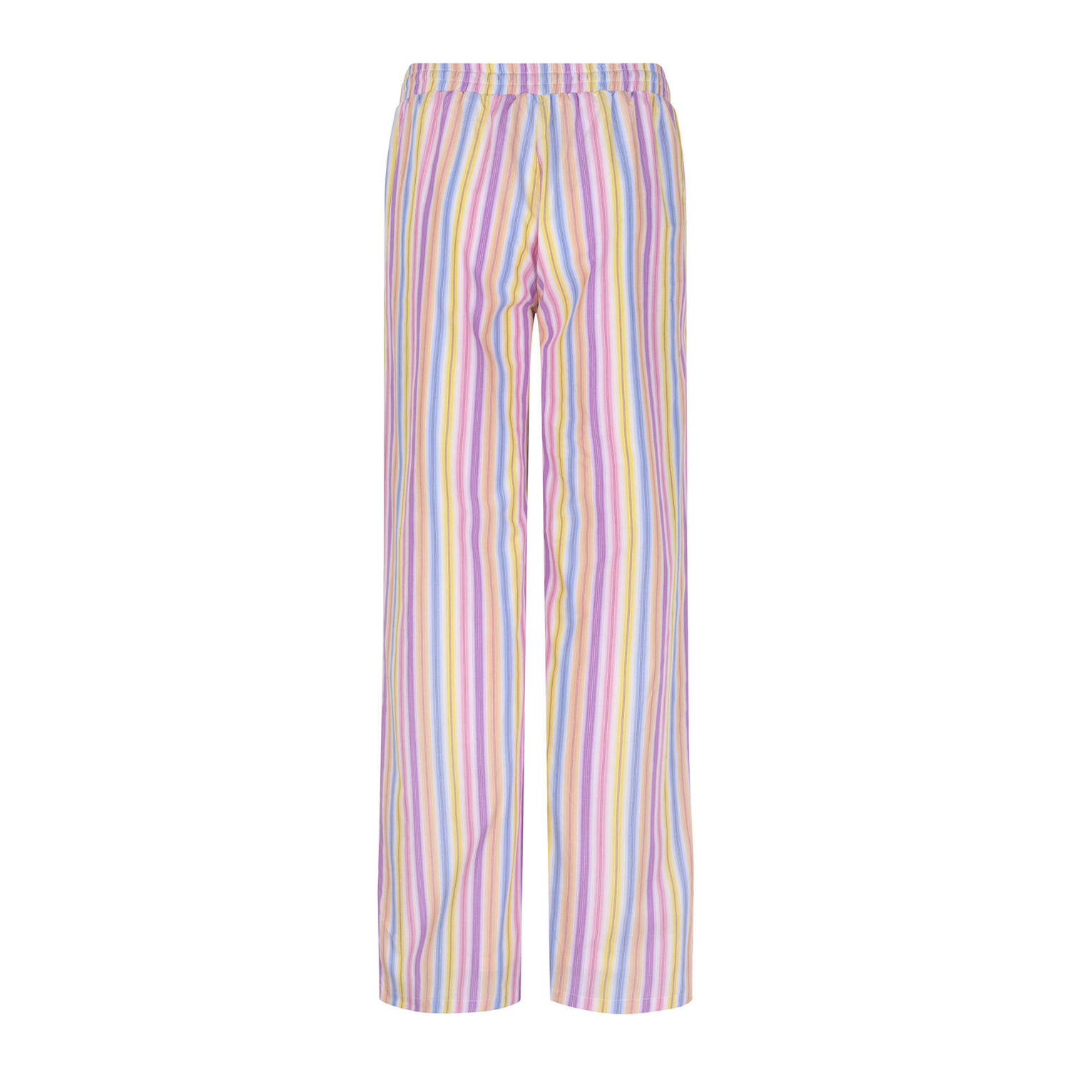 Ydence wide leg regular waist broek multi