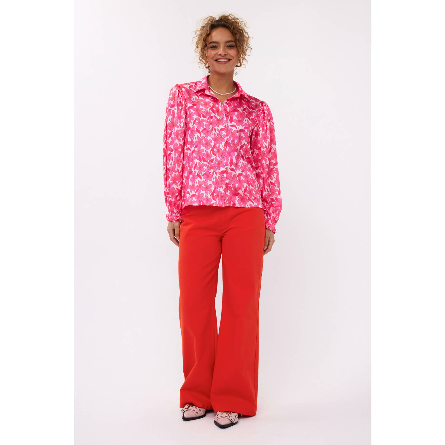 Ydence blouse roze