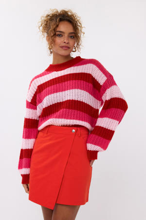 gebreide trui rood