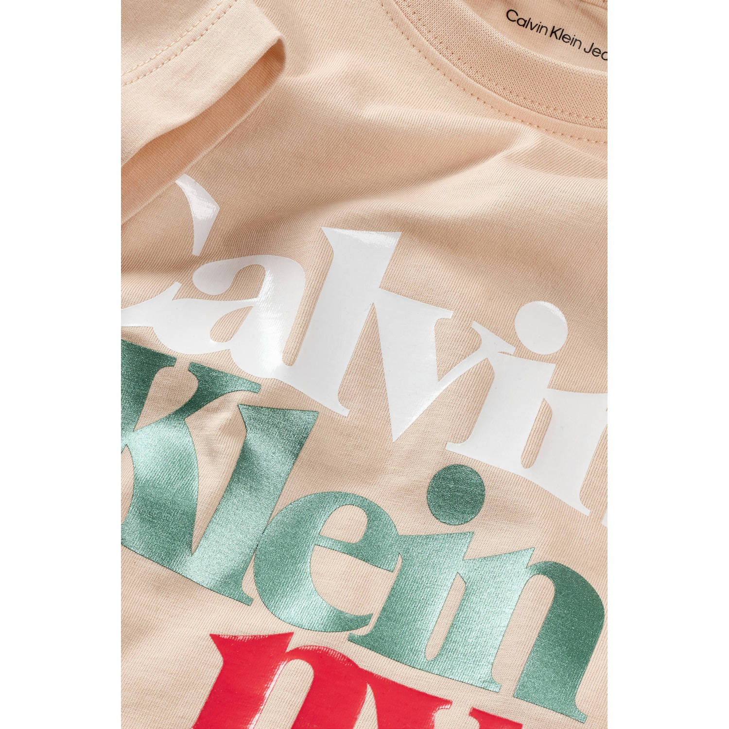 Calvin Klein T-shirt lichtroze