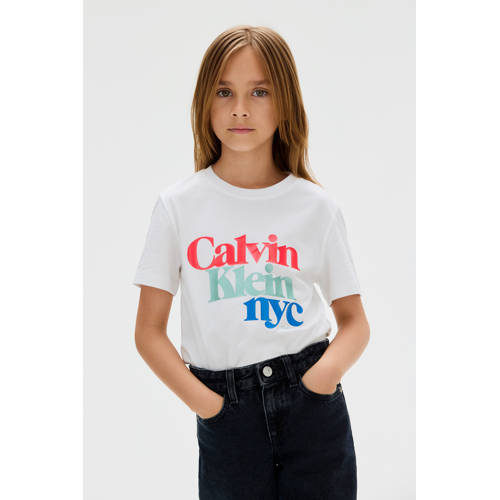 Calvin Klein T-shirt wit afbeelding