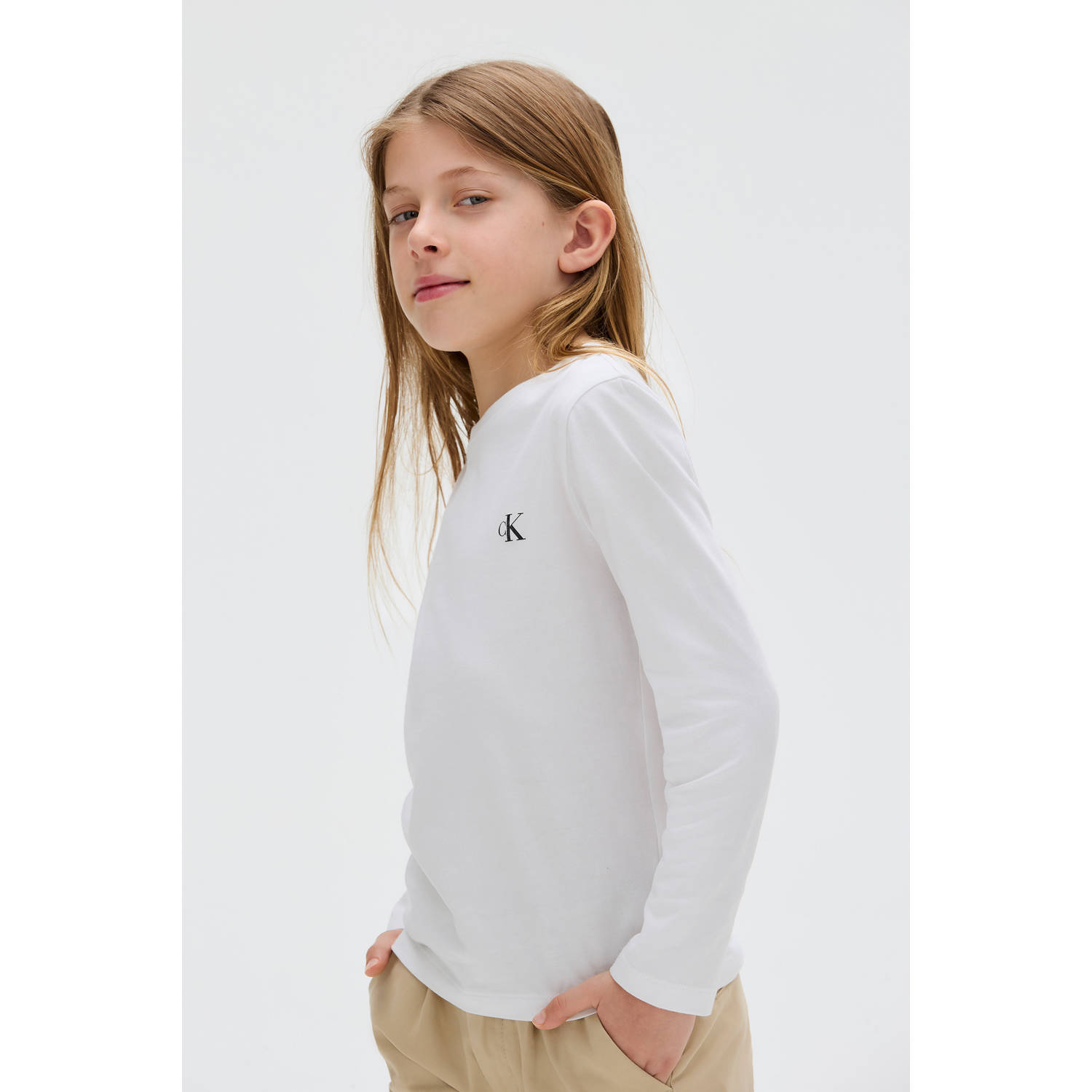 Calvin Klein T-shirt set van 2 zwart wit