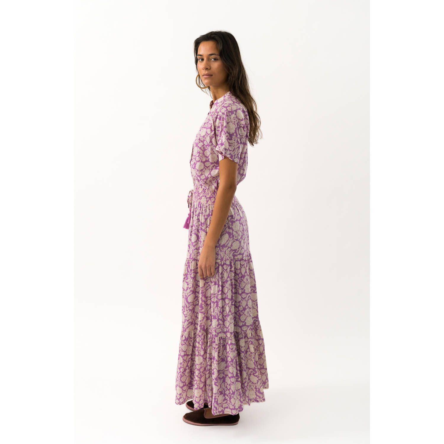 Lollys laundry midi rok paars