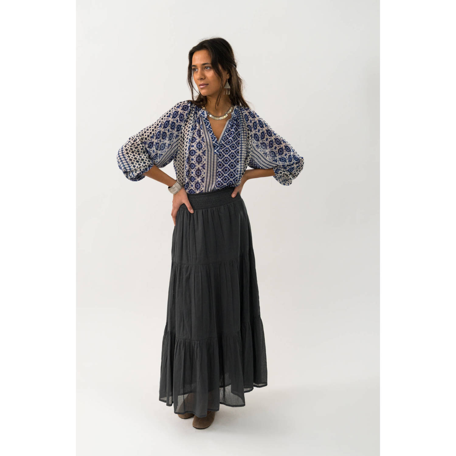 Lollys laundry top blauw
