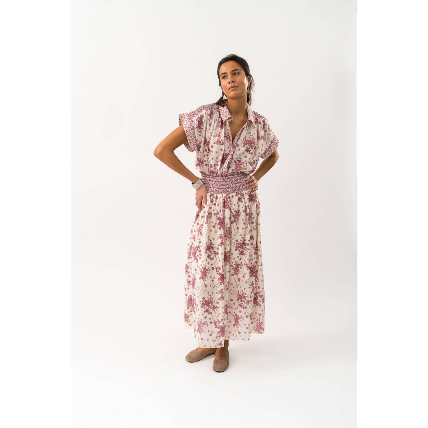 Lollys laundry blouse oudroze