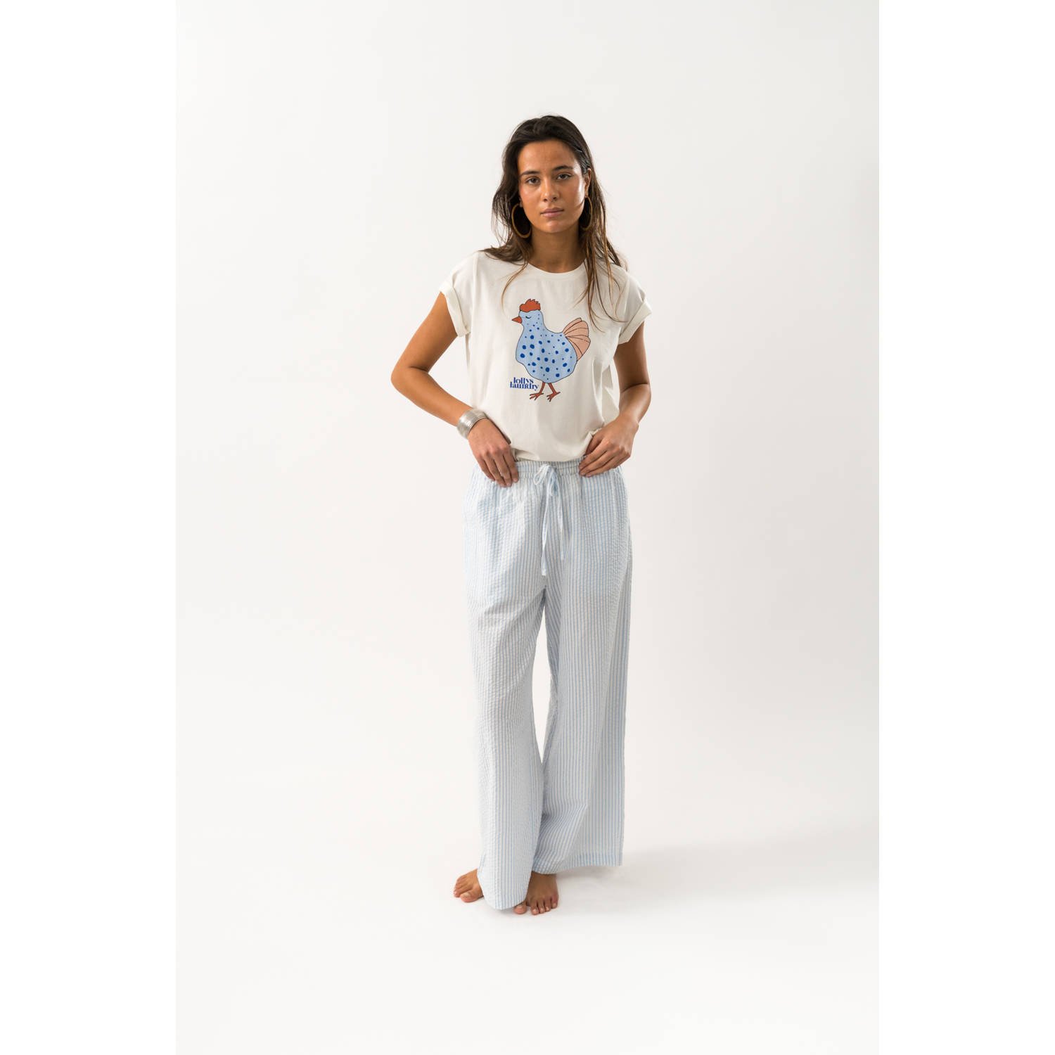 Lollys laundry T-shirt ecru