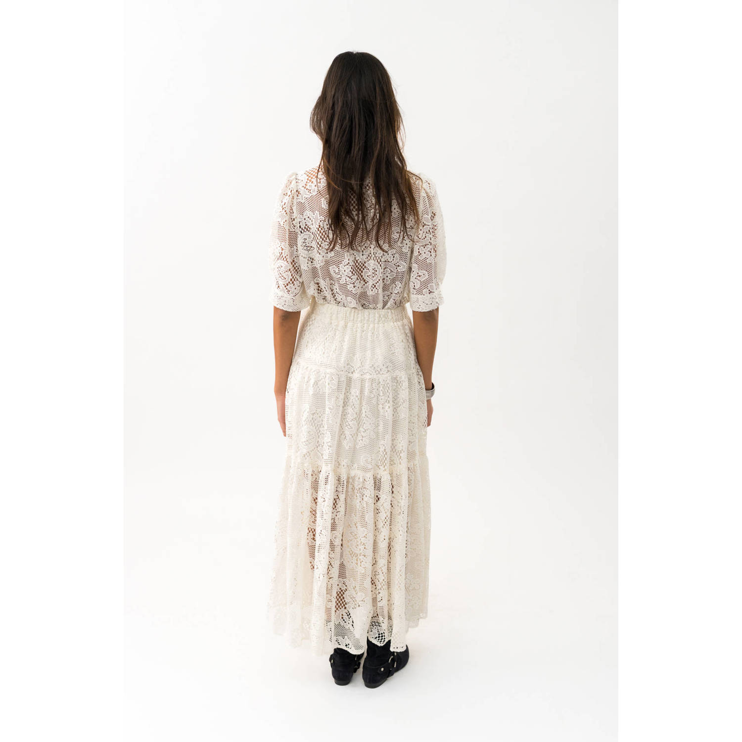 Lollys laundry blouse ecru