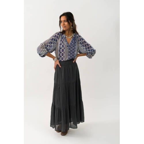 Lollys Laundry maxi rok zwart afbeelding