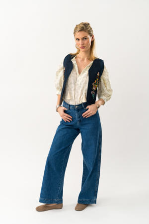 gilet donkerblauw