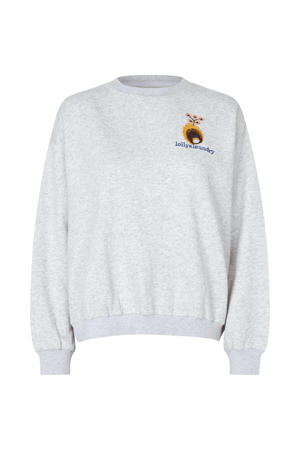 sweater grijs melange
