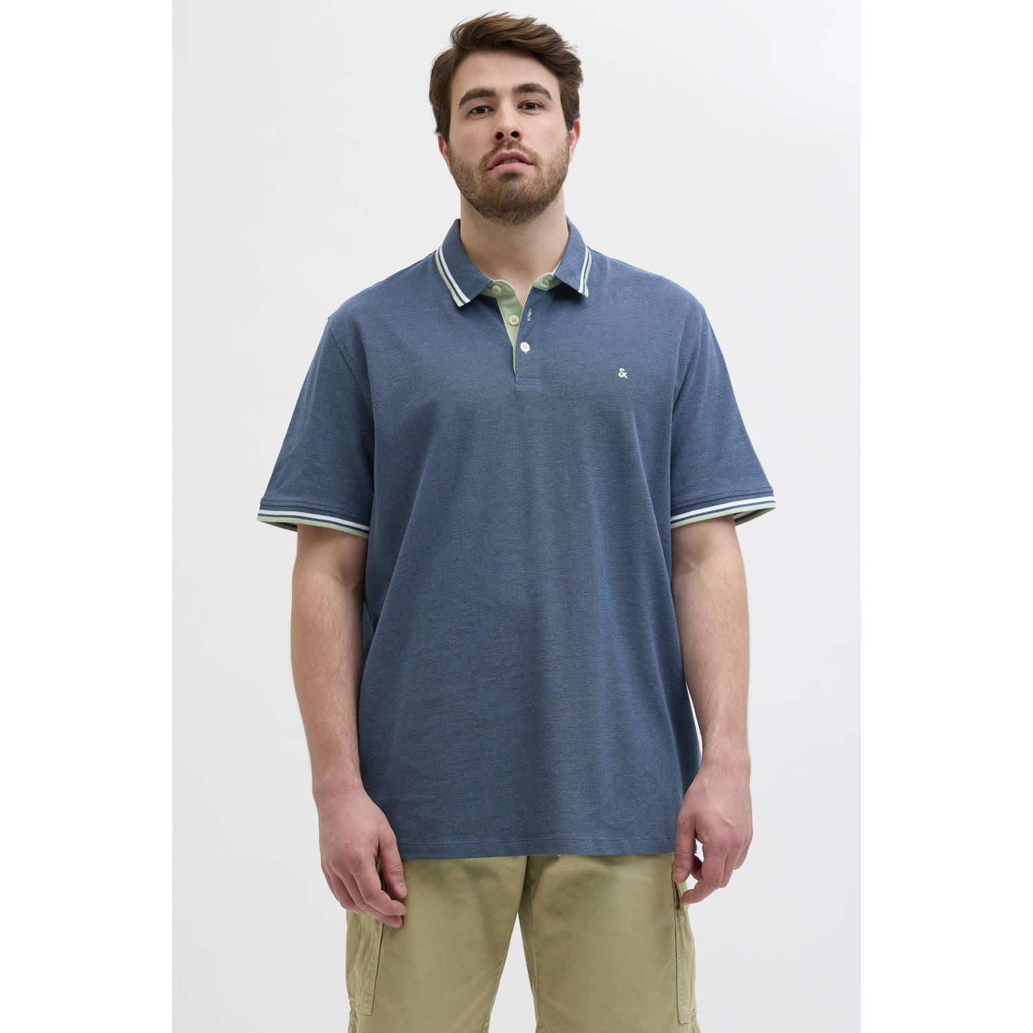 Jack & Jones PlusSize Poloshirt JJEPAULOS POLO SS NOOS PLS