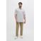JACK & JONES PLUS SIZE regular polo grijsgroen