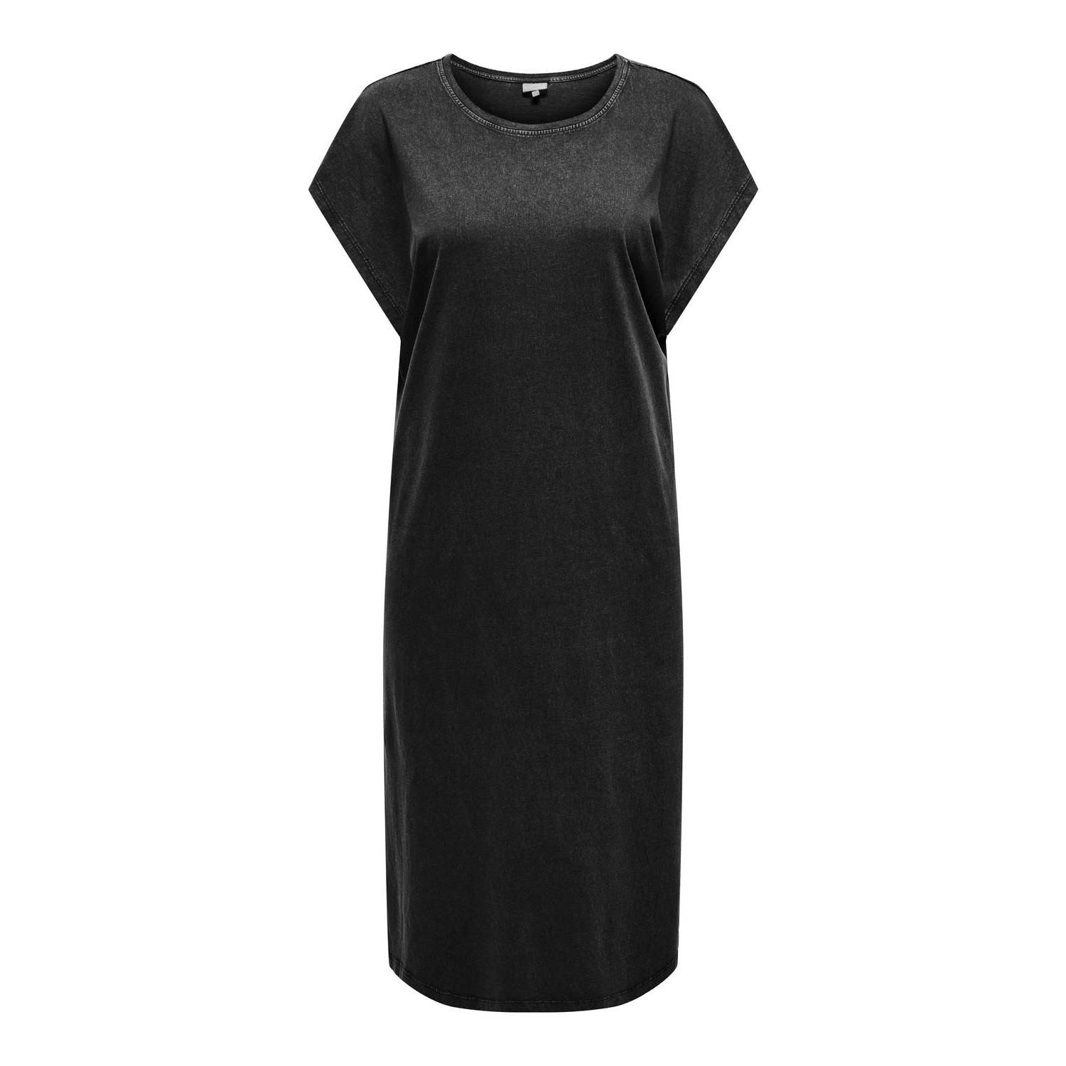 ONLY CARMAKOMA t-shirtjurk zwart