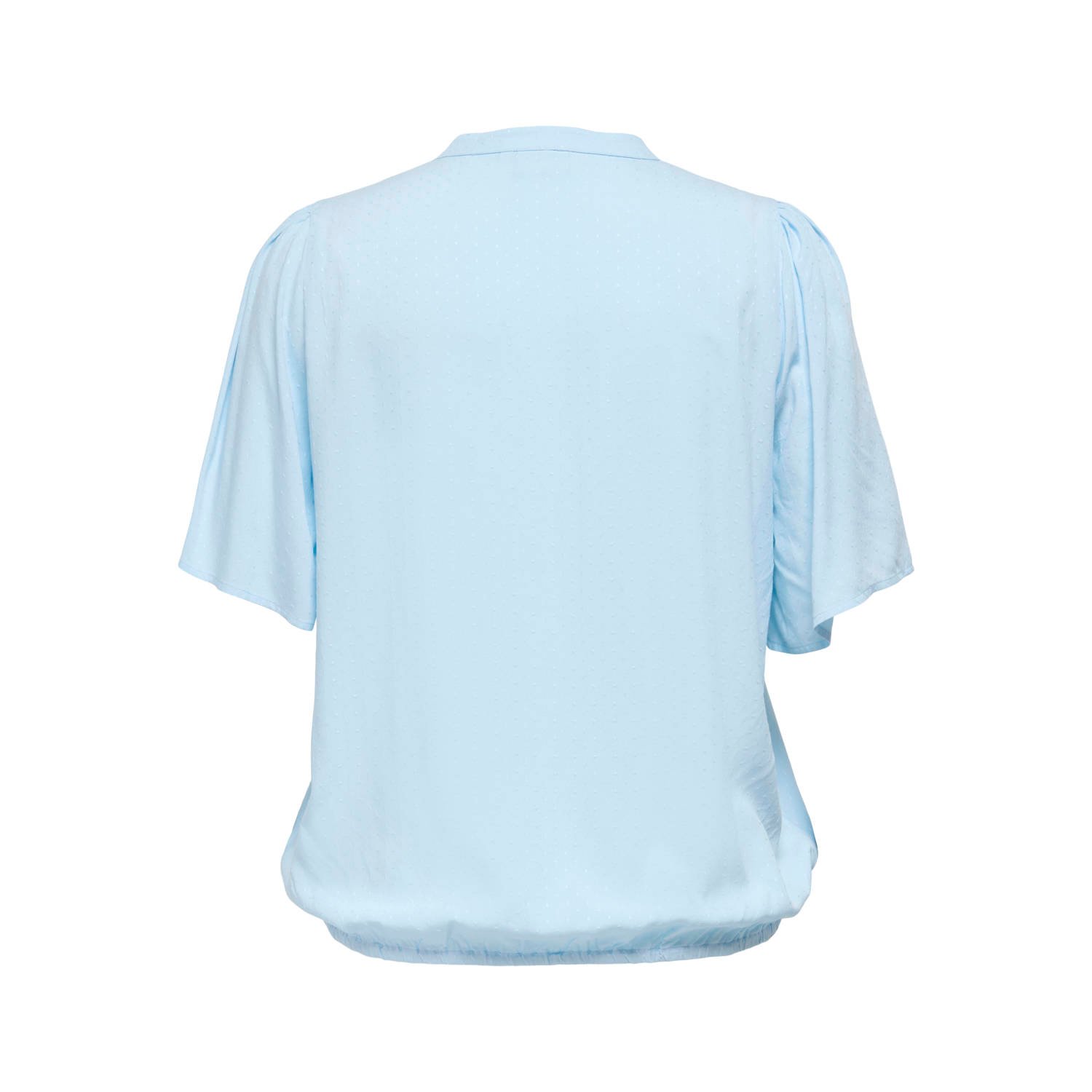 ONLY CARMAKOMA blousetop lichtblauw