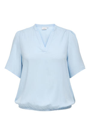 blousetop lichtblauw