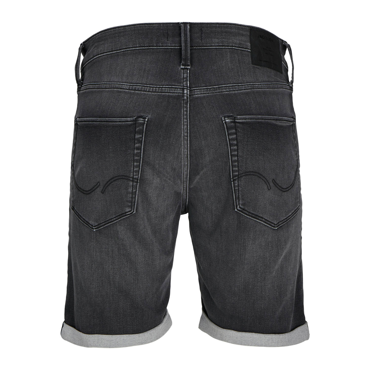 JACK & JONES PLUS SIZE regular denim short black denim