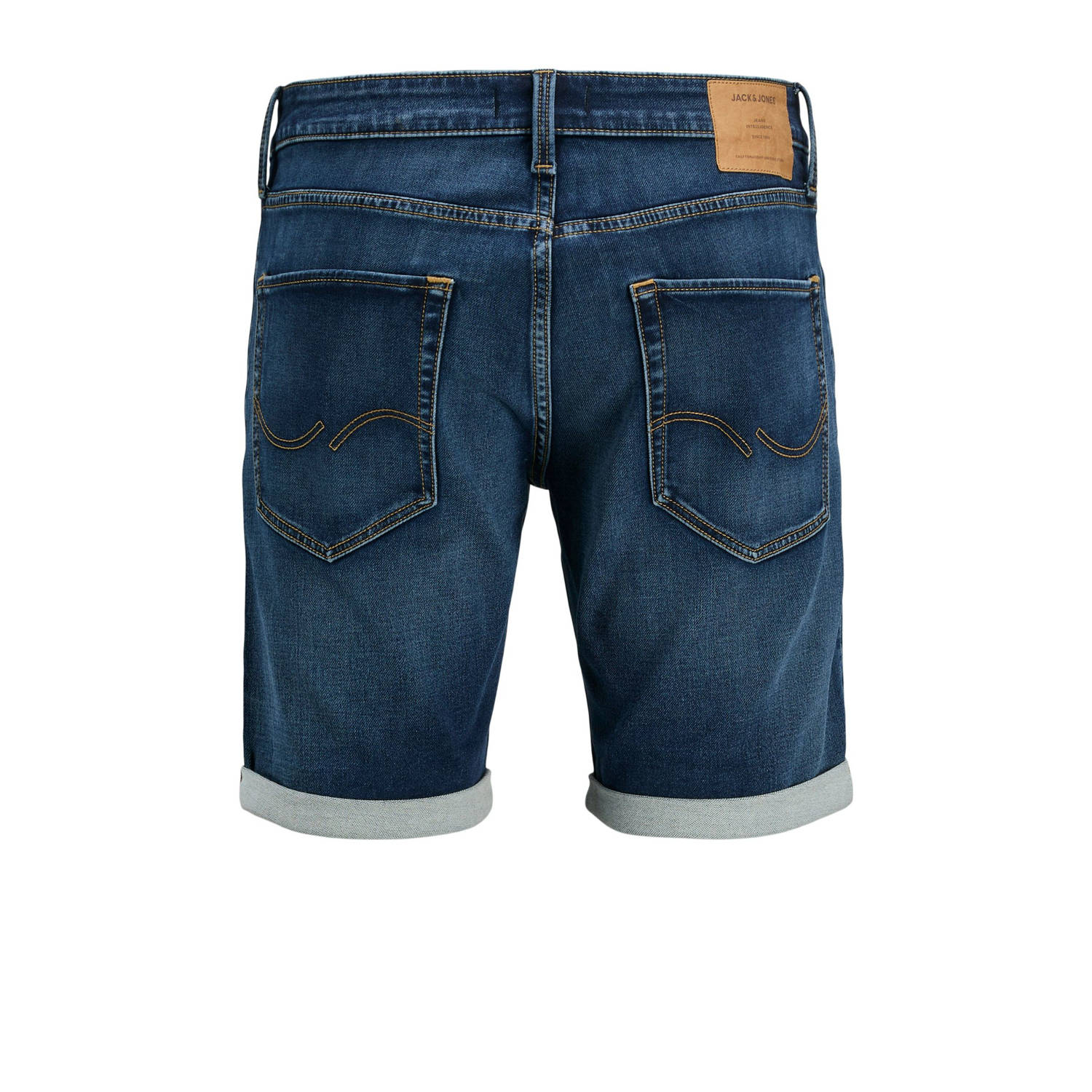 JACK & JONES PLUS SIZE regular denim short medium blue denim