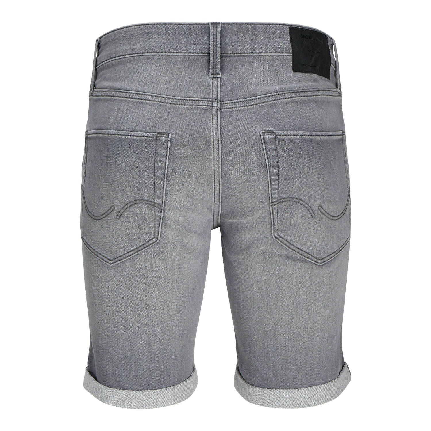 JACK & JONES PLUS SIZE regular denim short grey denim