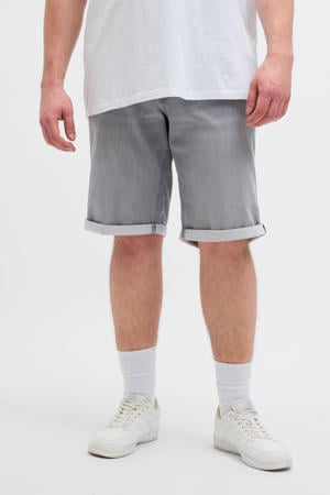 regular denim short grey denim