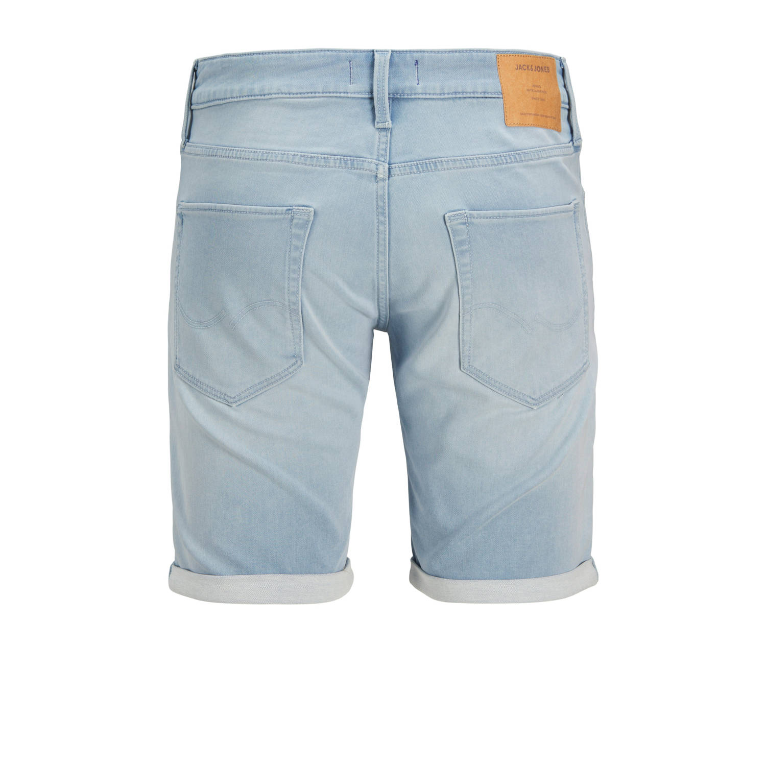 JACK & JONES PLUS SIZE regular denim short light blue denim