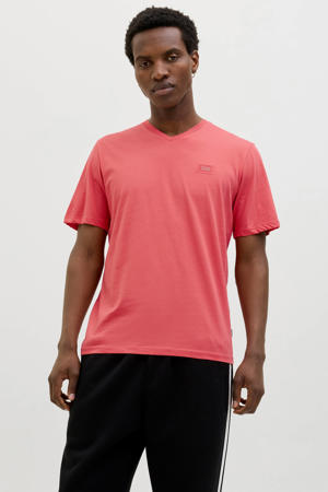 T-shirt koraalrood
