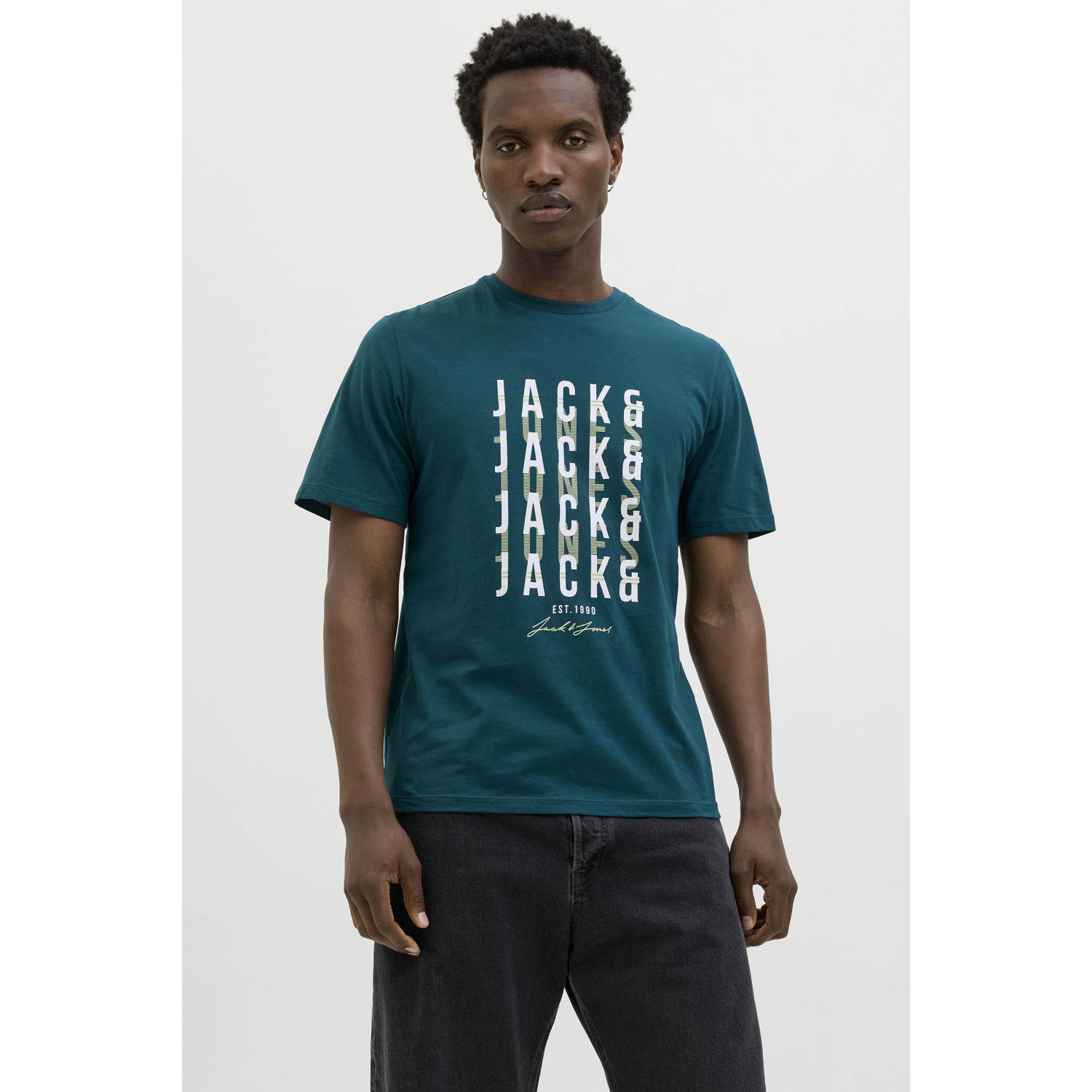 JACK & JONES T-shirt petrol