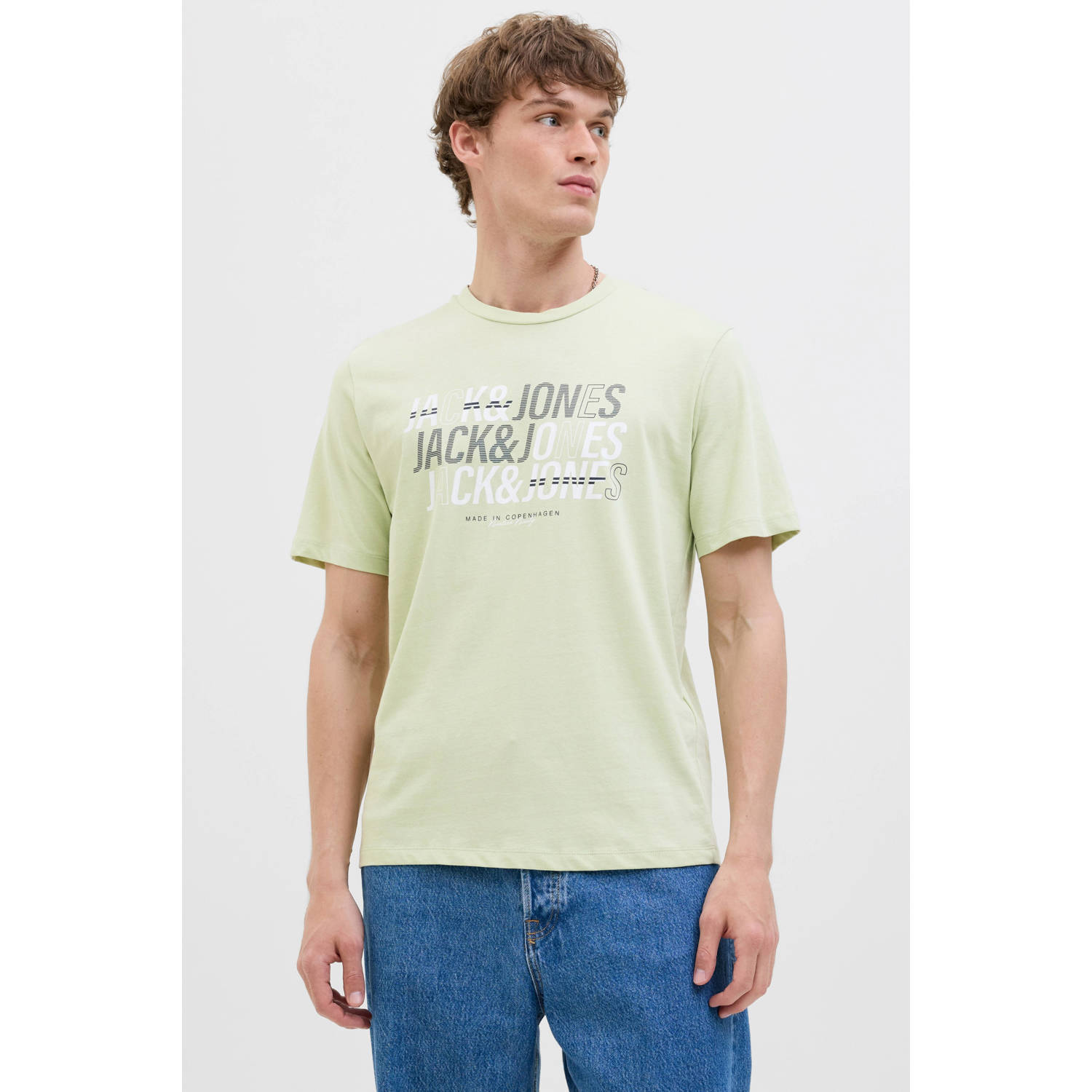 JACK & JONES T-shirt lichtgroen