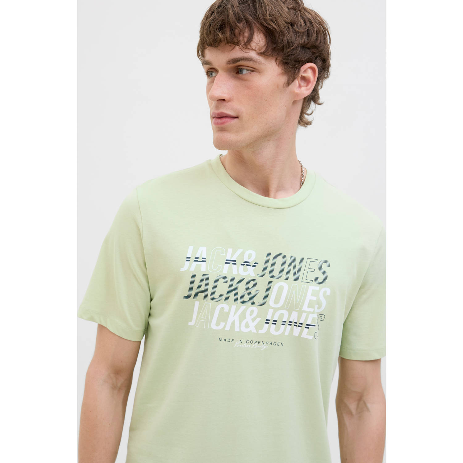 JACK & JONES T-shirt lichtgroen