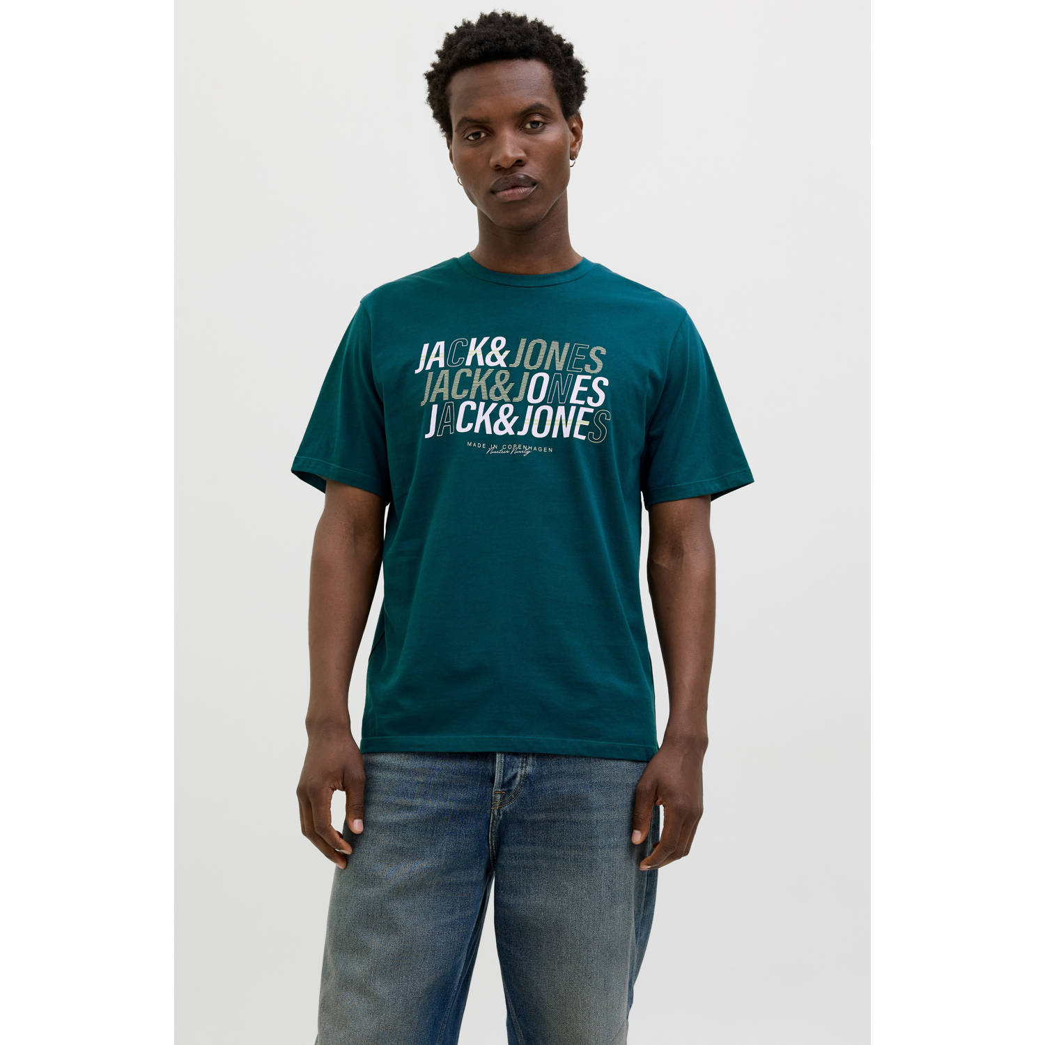 JACK & JONES T-shirt petrol