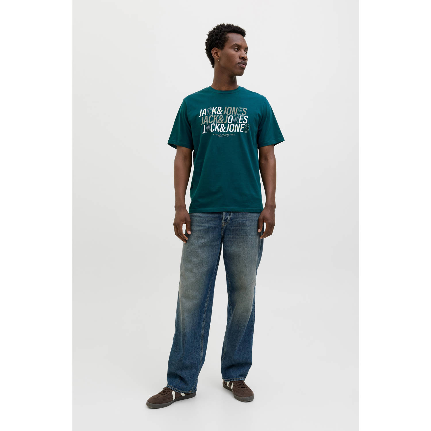 JACK & JONES T-shirt petrol