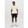 JACK & JONES PREMIUM T-shirt met textuur lichtgeel