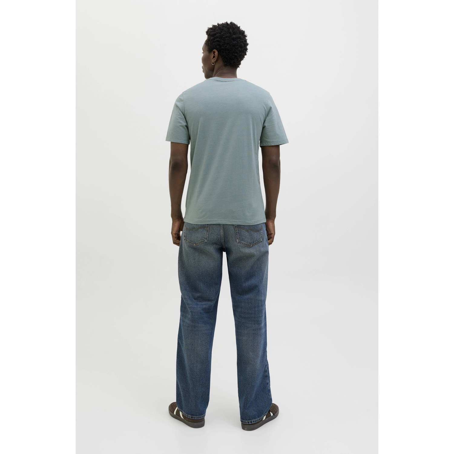 JACK & JONES T-shirt grijsgroen