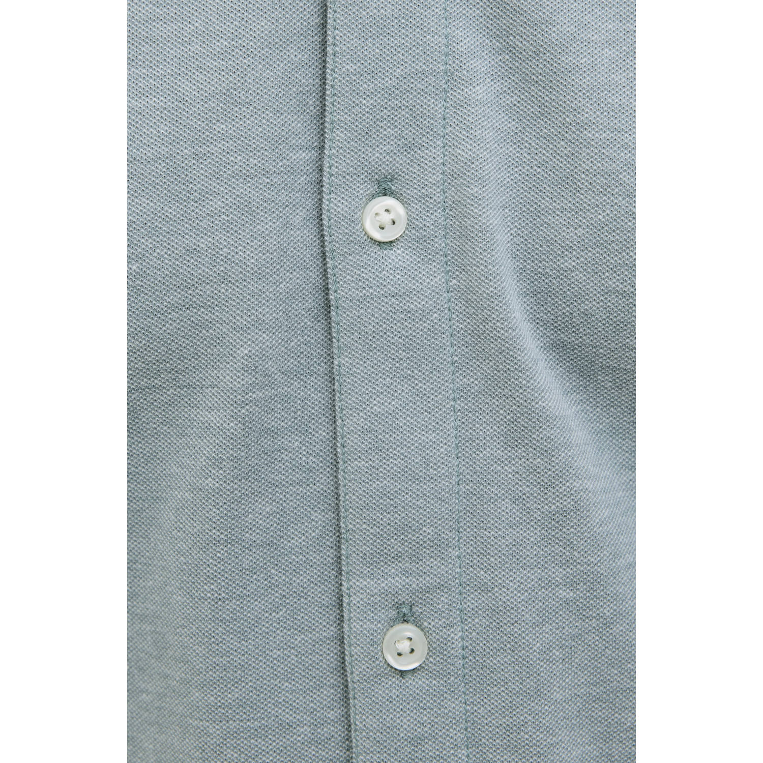 JACK & JONES PREMIUM casual overhemd grijsgroen
