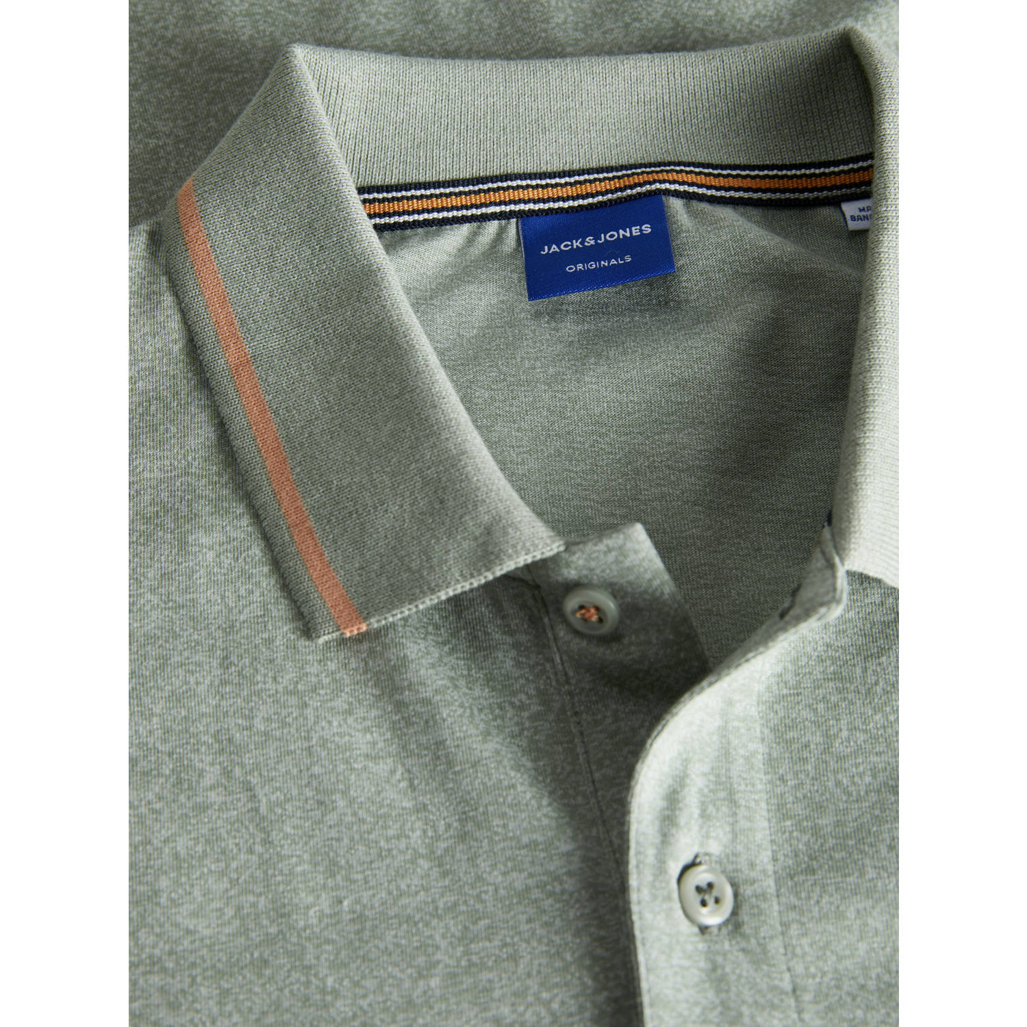 JACK & JONES ORIGINALS regular polo groen