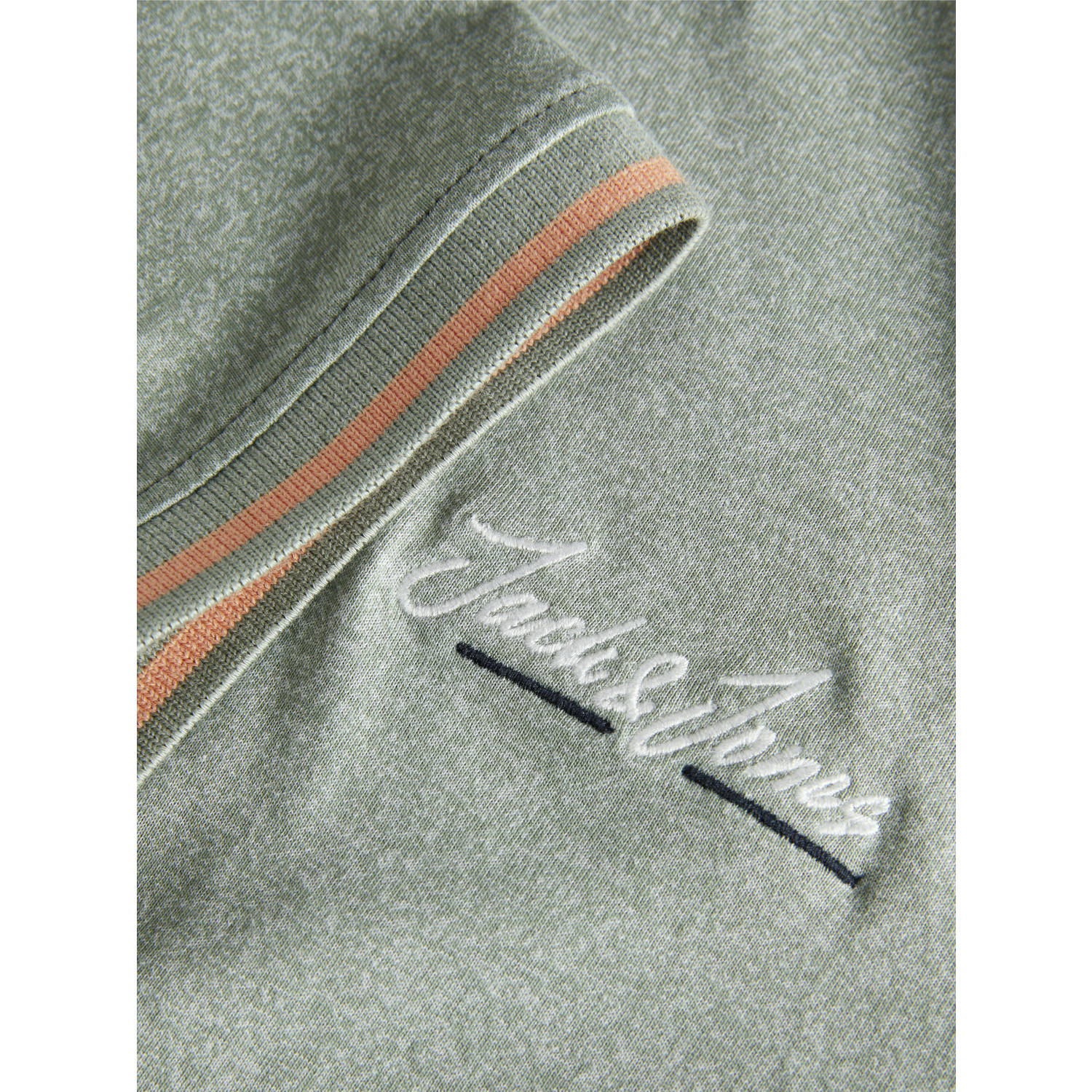 JACK & JONES ORIGINALS regular polo groen