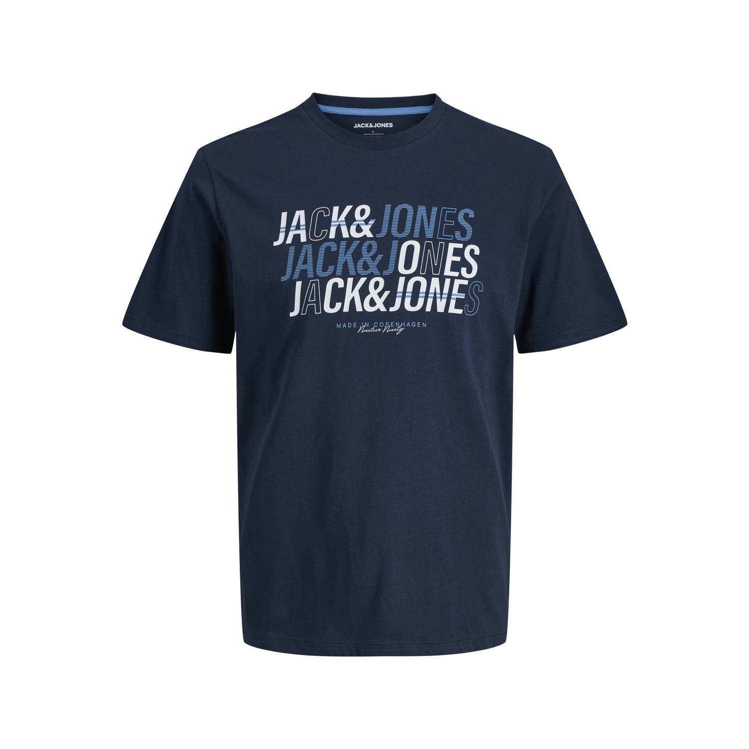 JACK & JONES T-shirt donkerblauw